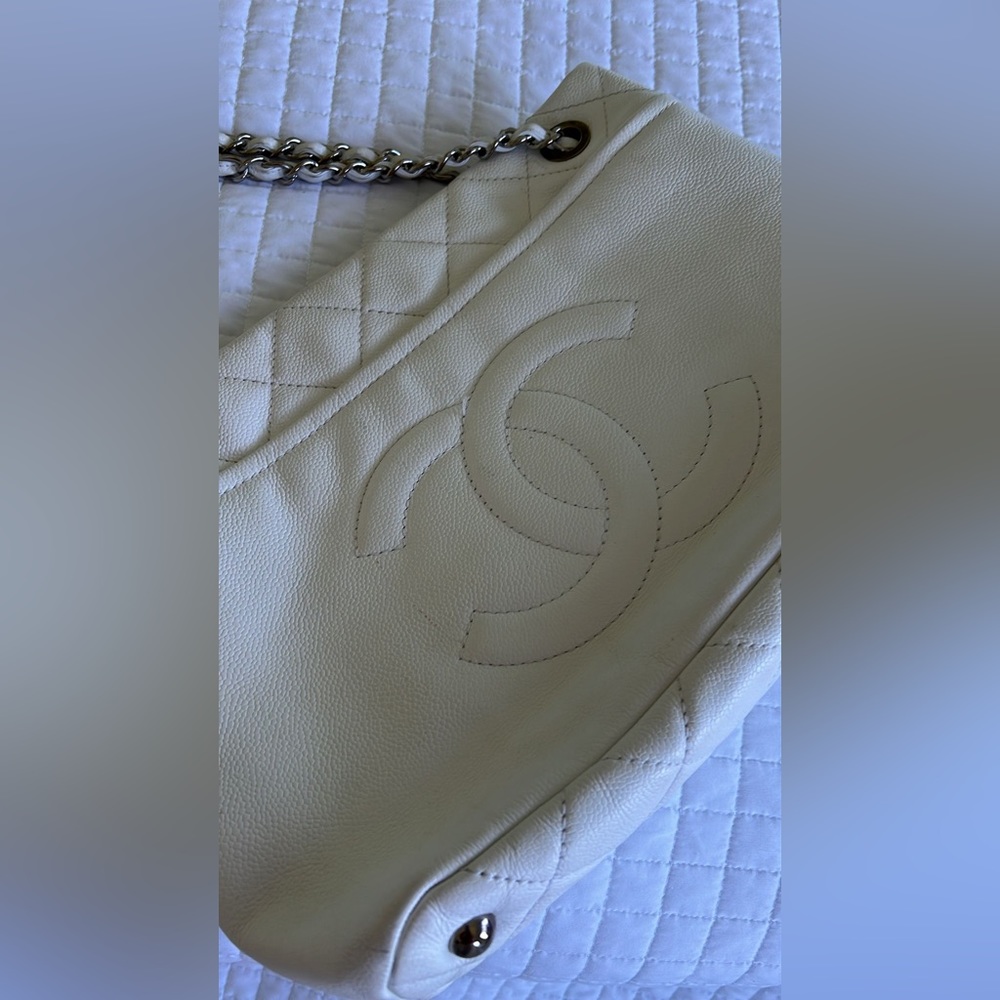 Chanel Bag White Leather